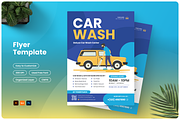 Car Washing Flyer, a Flyer Template by Annora Studio (Thumbnail 1 of 5)
