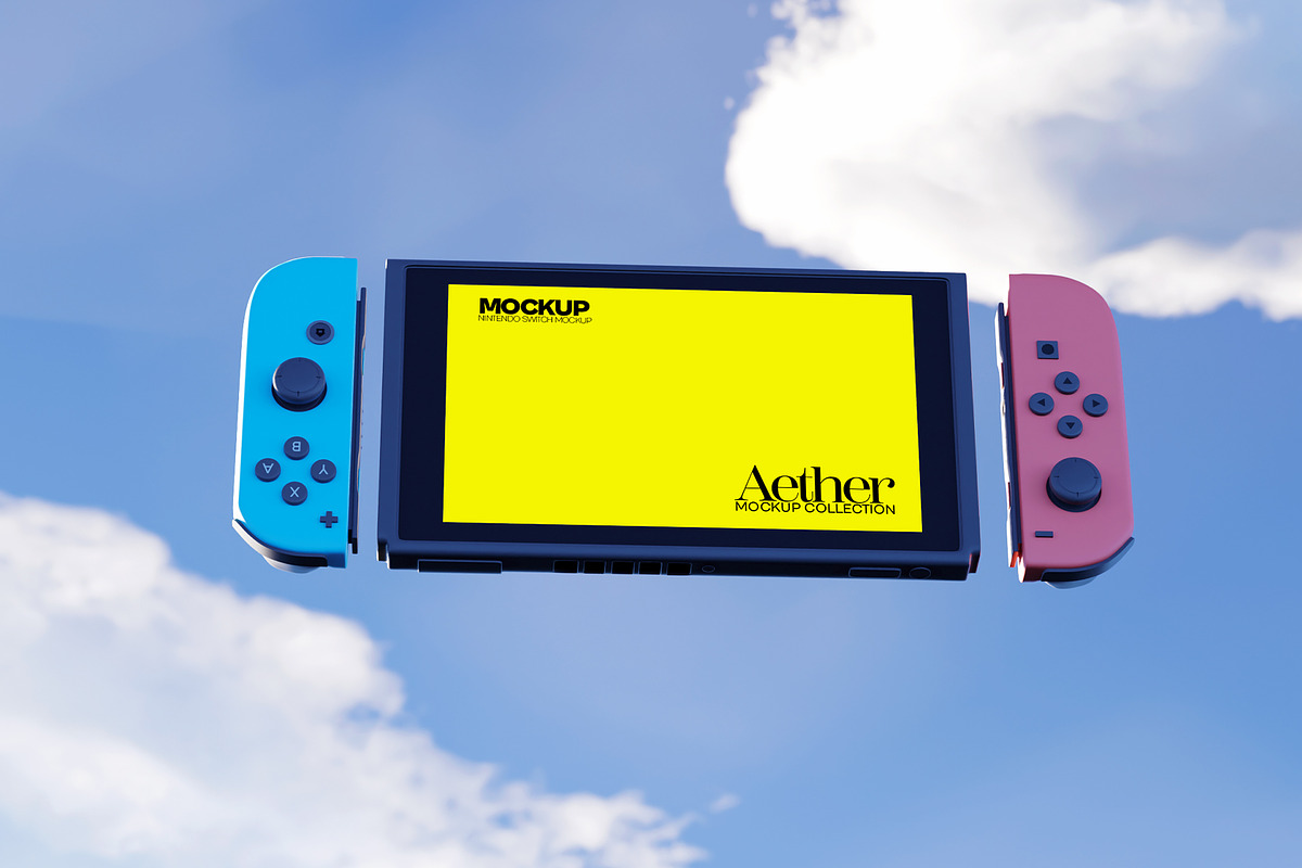 Nintendo Switch Screen Mockup Bundle, an Android Mockup by Banana Mockups (Photo 2 of 6)