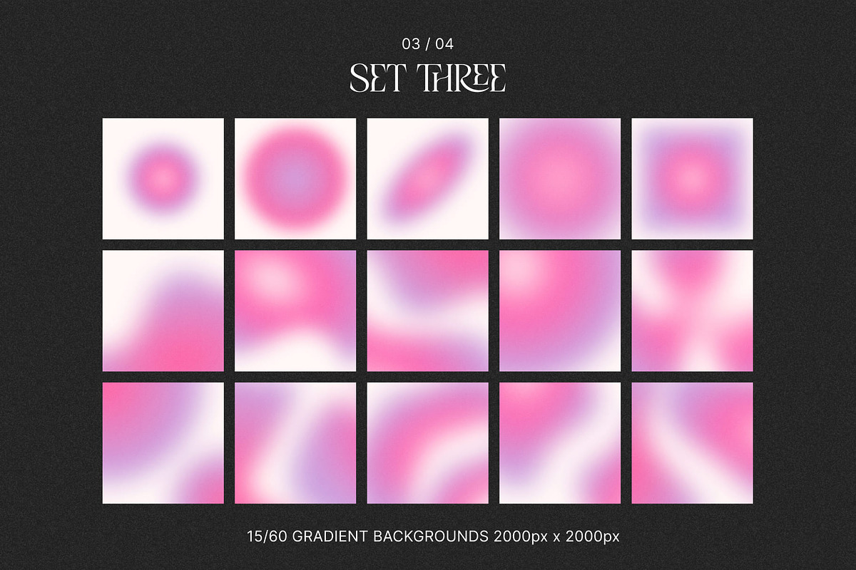 Cosmic Aura Gradient Backgrounds, a Texture Graphic by Studio K (Photo 4 of 6)