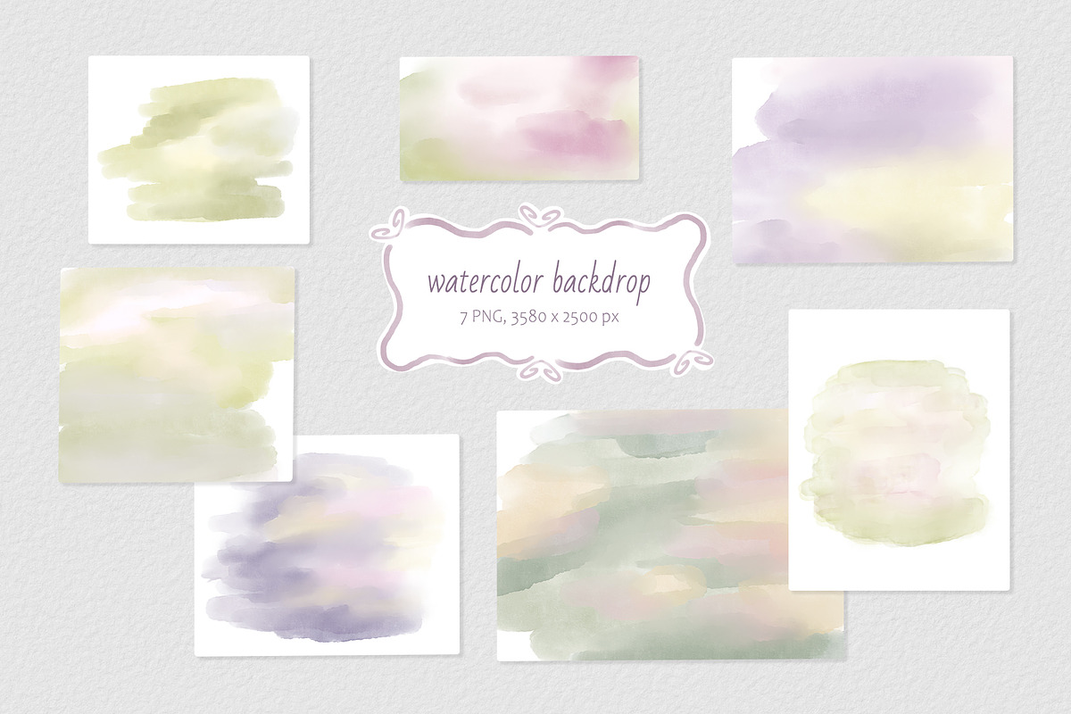 Soft flowers watercolor aesthetic, a Decorative Illustration by Kate Lanbina (Photo 9 of 17)