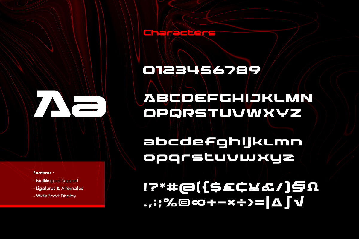 Cravend - Techno Wide Display, a Sans Serif Font by Namara Creative Studio (Photo 7 of 11)