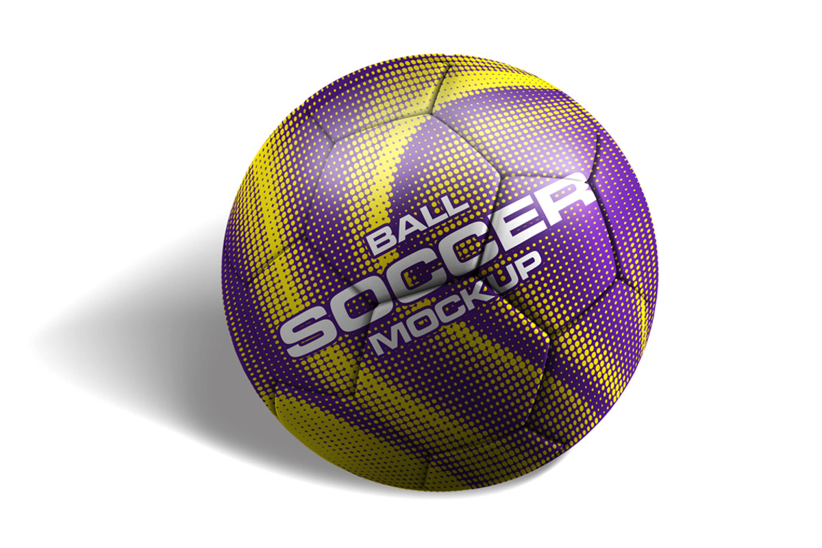 Soccer Ball Mockup, a Product Mockup by Jiwstudio (Photo 4 of 5)