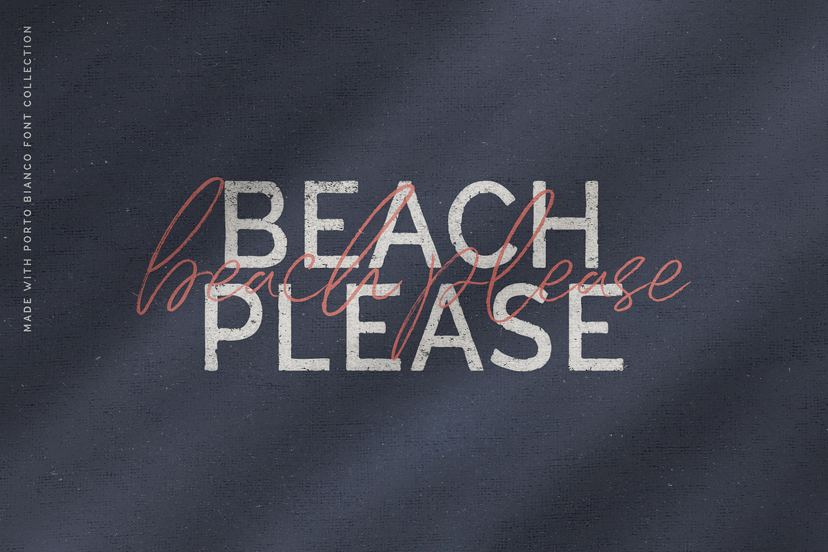Porto Bianco | Script + Sans Serif, a Sans Serif Font by Pink Coffie (Photo 17 of 25)