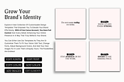 50 INSPIRING INSTAGRAM TEMPLATE, a Social Media Template by RB Boutique (Thumbnail 7 of 10)