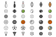 Vector Sports Balls and Equipment., an Object Graphic by Gomolach (Thumbnail 2 of 6)