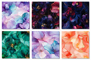 Floral Marble Alcohol Ink Paper, a Texture Graphic by Dream Creation (Thumbnail 4 of 7)