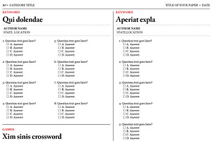 Old Style Newspaper Template