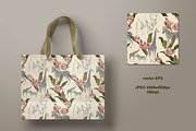 Floral animals seamless vector #1, a Pattern Graphic by PatternsBlooming (Thumbnail 2 of 2)
