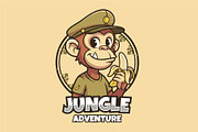 Monkey Jungle Quest, an Animal Illustration by Izdihaar_Studio (Thumbnail 3 of 3)