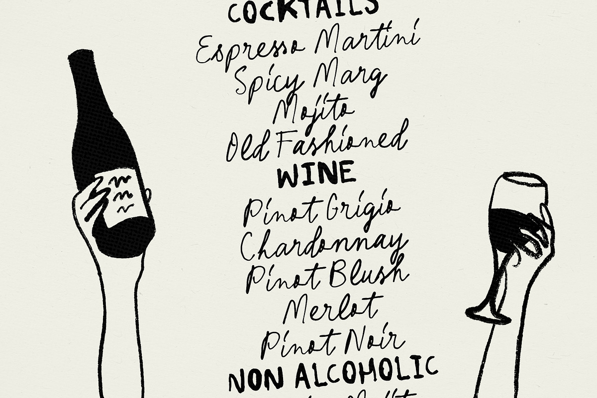 Tender Mischief DUO, a Handwritten Font by supfonts (Photo 13 of 13)