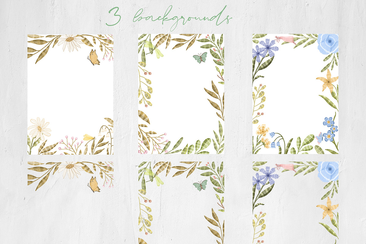Soft flowers graphic collection, a Decorative Illustration by Yelloo Fish (Photo 6 of 16)