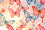 Butterfly Background, an Animal Illustration by Sharon Schwalbe (Thumbnail 5 of 6)