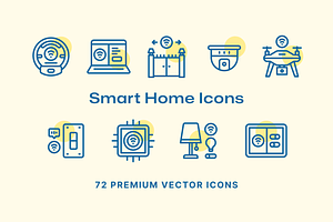 72 Smart Home Icons