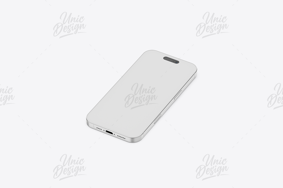iPhone 16 Plus Mockup, an iPhone Mockup by UnicDesign (Photo 10 of 21)