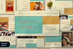 Senzano Fashion Google Slides Templa