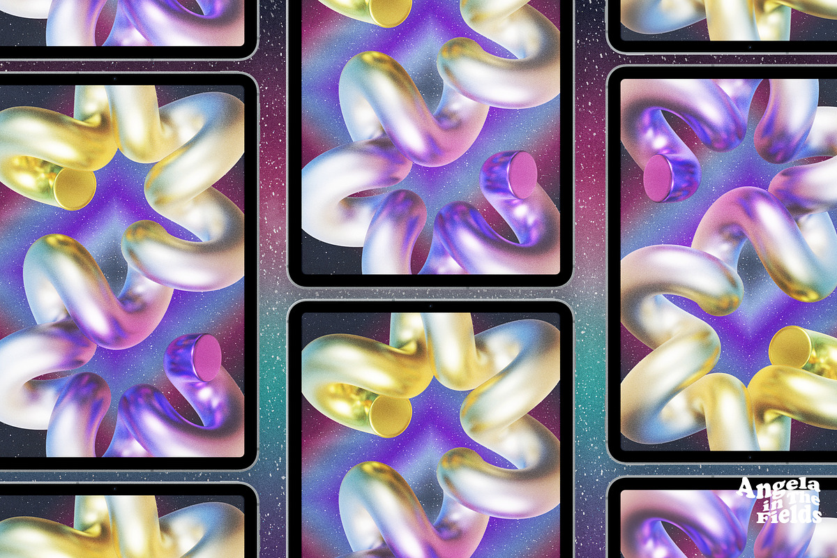 3D Loops & Grids, an Object Graphic by angelainthefields (Photo 10 of 10)
