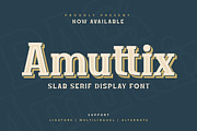 Amuttix - Serif Display Font, a Serif Font by twinstd (Thumbnail 1 of 10)
