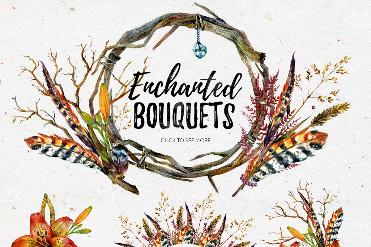 Enchanted Woods Watercolor Mega Pack, a Decorative Illustration by Inna Sinano (Photo 4 of 8)