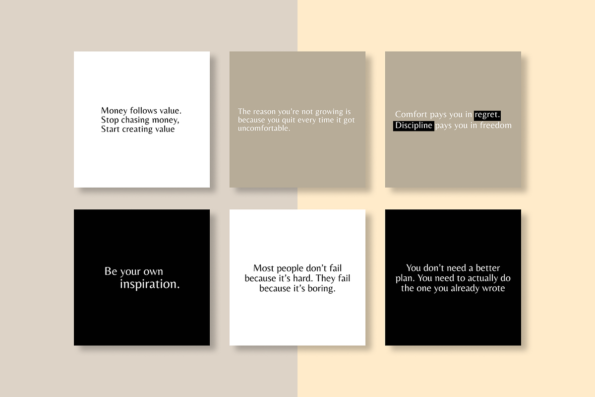 50 Discipline Instagram Template preview 2
