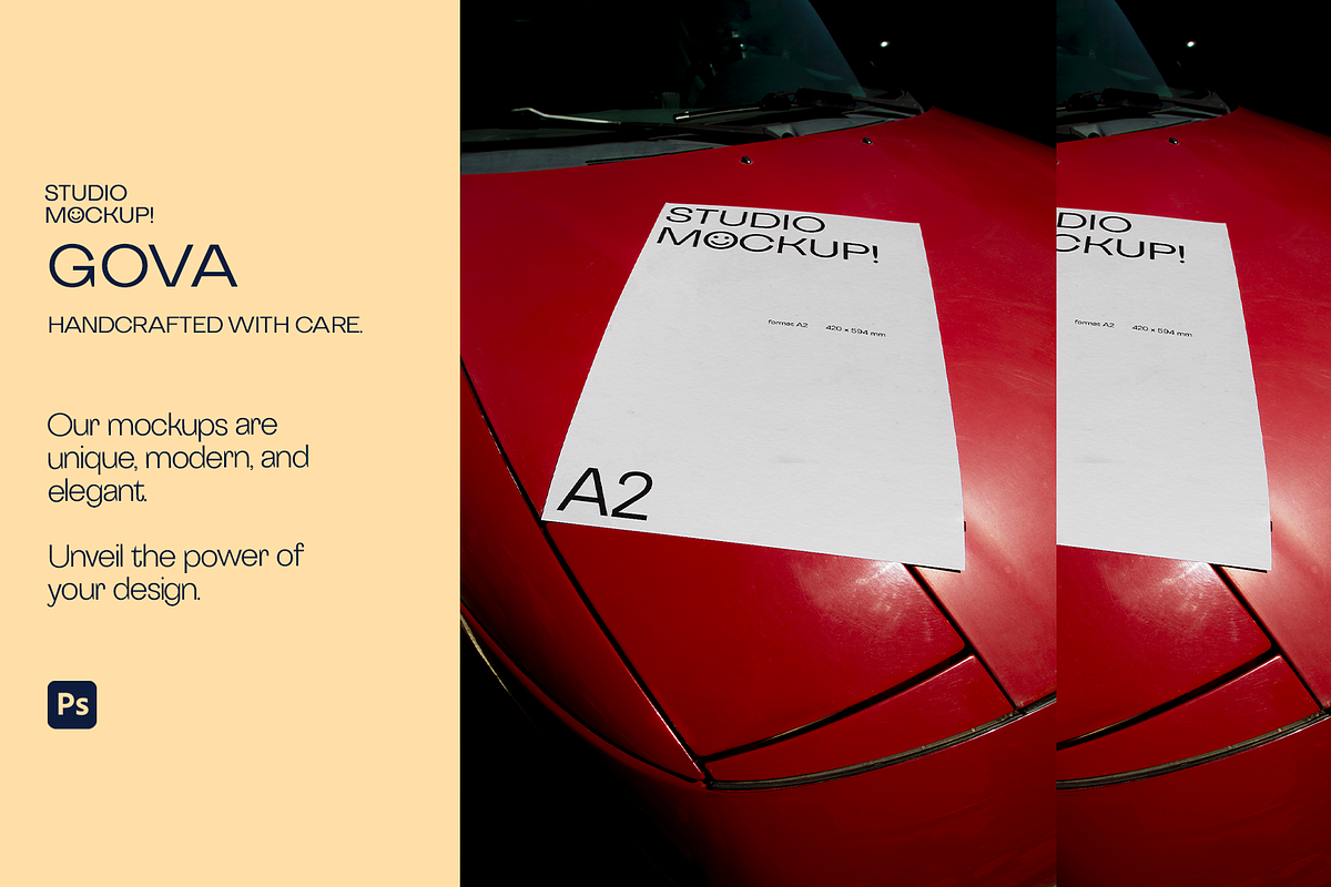 A2 Gova Poster Mockup – Arles Series, a Mockup by Le Studio Mockup (Photo 1 of 4)