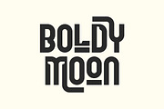 Boldy Moon – Display Logo Font, a Sans Serif Font by Artiveko (Thumbnail 1 of 6)