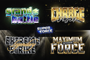 3D Chrome & Gold Text Effect, a Layer Style Add-On by Matsero (Thumbnail 3 of 4)