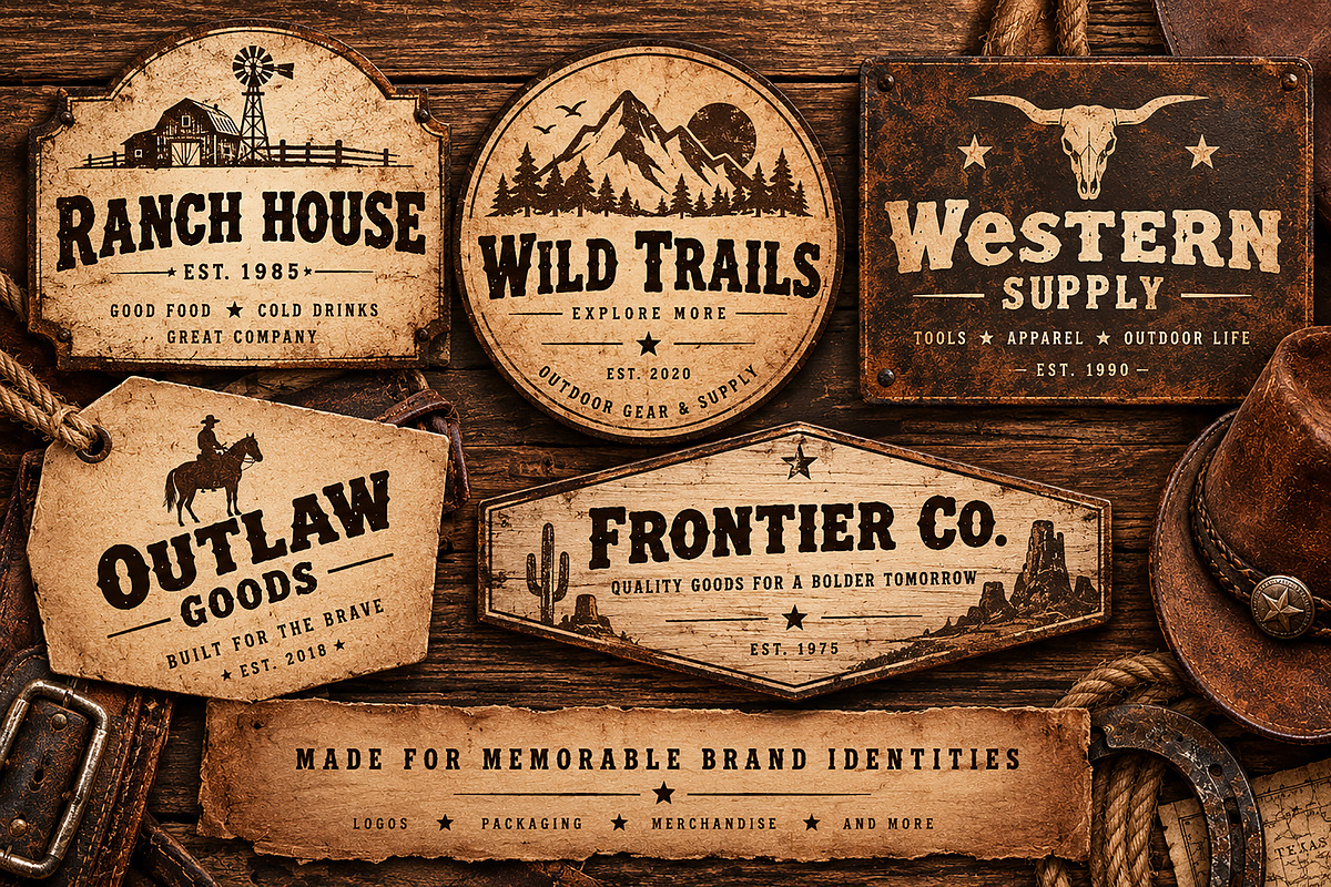Vintage Western, a Script Font by Wow Magic (Photo 3 of 5)