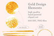 Gold Design Elements II, a Texture Illustration by swiejko (Thumbnail 2 of 2)