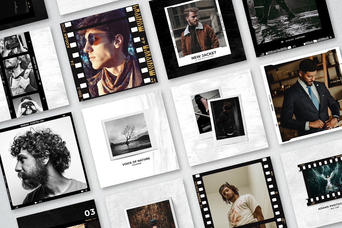 Film Frame Bundle, a Social Media Template by Analogi Studio (Photo 4 of 53)