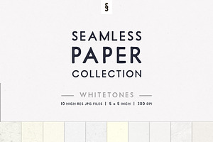 Whitetone Seamless Paper Backgrounds