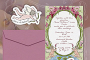 Chartreuse & Pink Wedding Clipart, an Object Illustration by Teresa Art Store (Thumbnail 7 of 7)