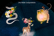 MYSTICAL RETRO COLLAGE, an Object Graphic by nadispasibenko (Thumbnail 10 of 16)