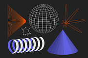 90 Vector Texture Shapes, a Background Graphic by softulka (Thumbnail 8 of 16)