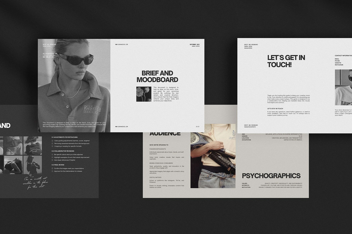 Photography Brief & Moodboard Canva, a Presentation Template by Amaré Creative (Photo 6 of 7)