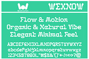 Fluidity font, a Font by weknow (Thumbnail 2 of 8)