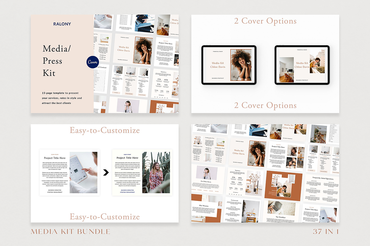 Media Kit + Portfolio Bundle | Canva, a Brochure Template by Ralony (Photo 8 of 8)