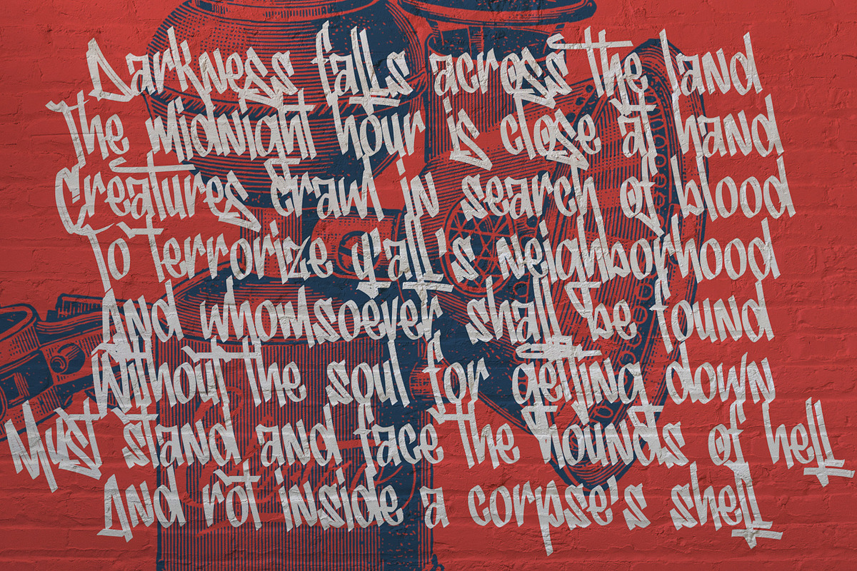 Nutty Noisses - Graffiti typeface, a Font by Gassstype (Photo 10 of 10)