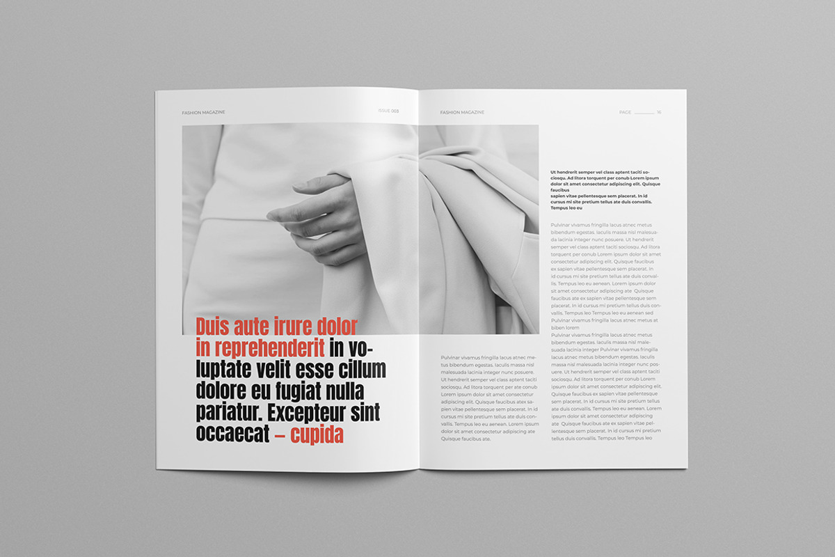 Fashion Magazine Template, a Brochure Template by HiveArts (Photo 8 of 13)