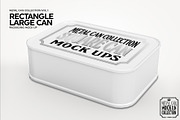 Large Rectangle Tin Packaging Mockup, a Cups & Container Mockup by INCDesign (Thumbnail 3 of 5)