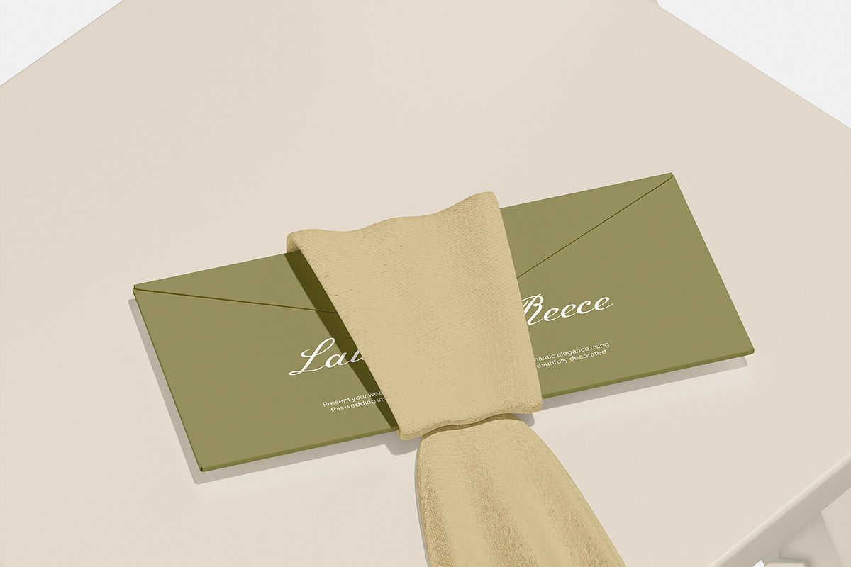 Wedding Invitation Chair Mockup, a Merchandise Mockup by Unerispace (Photo 5 of 5)
