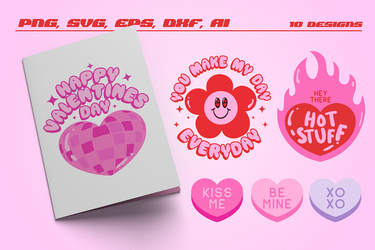Y2K Retro Valentines day Collection, an Object Graphic by arausidp (Photo 2 of 3)