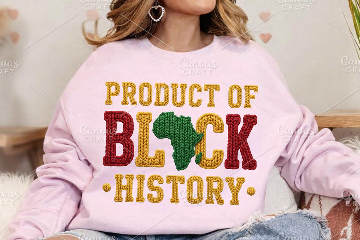 Crochet Product of Black History PNG, an Illustration by Canvas Craft (Photo 5 of 6)