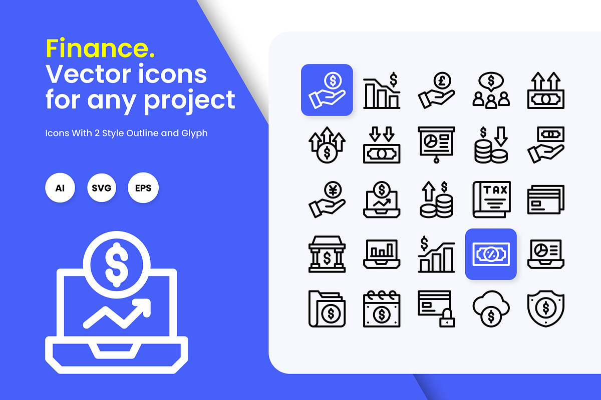 Finance Icon, a Duotone Icon by HacaStudio (Photo 1 of 3)