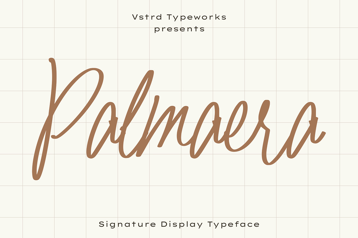 Palmaera - Signature Display Typefac, a Handwritten Font by VASTARD STUDIO (Photo 1 of 12)
