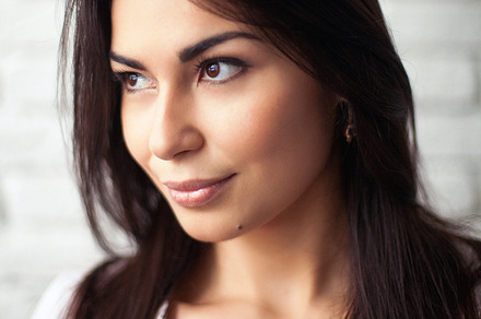 beauty close-up portrait young woman, a Person Photo by Grabovskaya