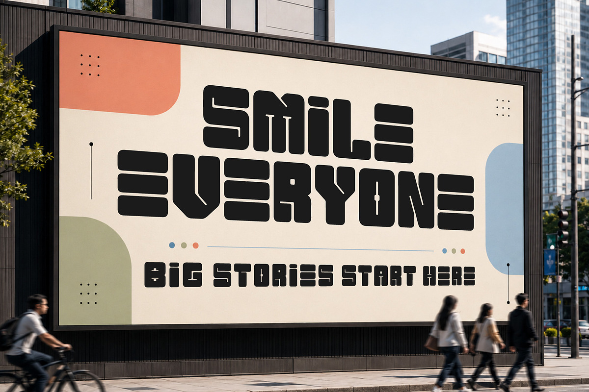 PLUMPIX BOOM - Bold Big Blocks, a Sans Serif Font by HypeWorksCo (Photo 9 of 15)