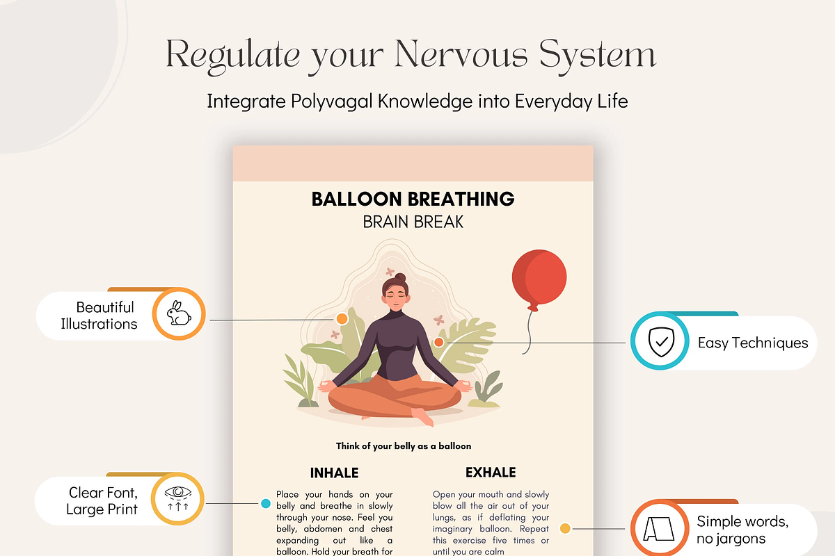 Stress Management Exercises- PDF, a Design Template by GolokaTherapy (Photo 5 of 9)