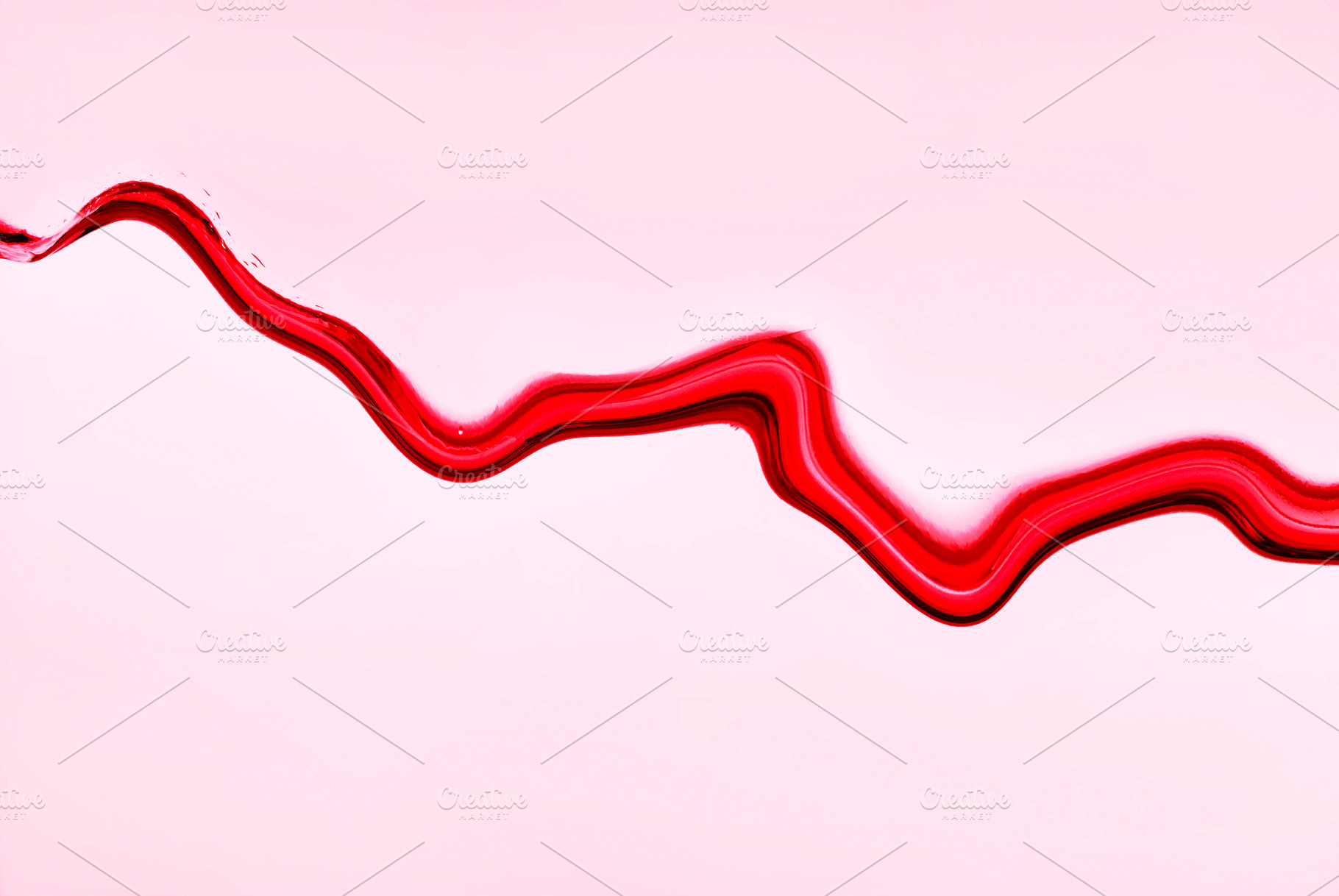 Bold Red Wave Abstract Background, a Background Photo by THP Creative