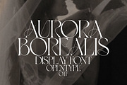 Aurora Borealis - Branding Font, a Serif Font by AndrewPixelType (Thumbnail 1 of 9)