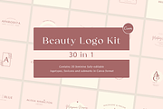 Beauty Logo Kit | Canva, a Branding & Logo Template by Ralony (Thumbnail 1 of 10)